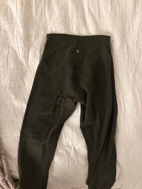 Lululemon High-Rise Align Olive Leggings